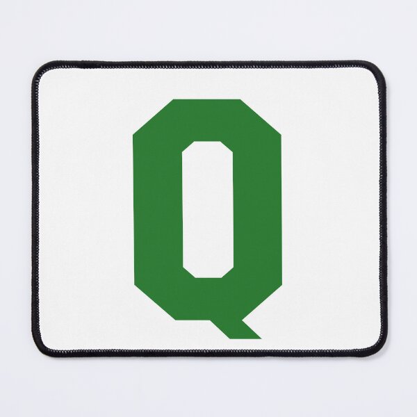 Item preview, Alphabet, Green Q, Sports letter Q designed and sold by TheCultStuff.