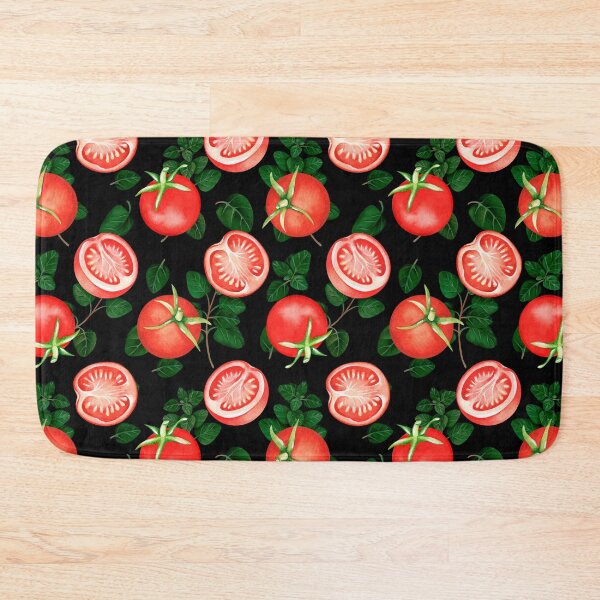 Item preview, Tomatoes pattern. Watercolor drawing. designed and sold by Trilisti.