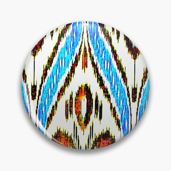 Artikelvorschau, Usbekische Ikat-Blumenmuster, Ikat-Muster, usbekische Ikat-Designs entworfen und verkauft von LeFabriqueOuz.