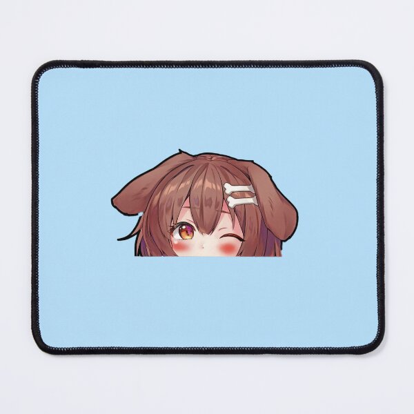 Item preview, Ouro Kronii Hololive Korone inugami Peeker Sticker designed and sold by harveyqueen.