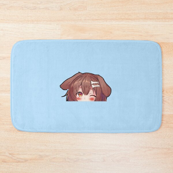 Item preview, Ouro Kronii Hololive Korone inugami Peeker Sticker designed and sold by harveyqueen.