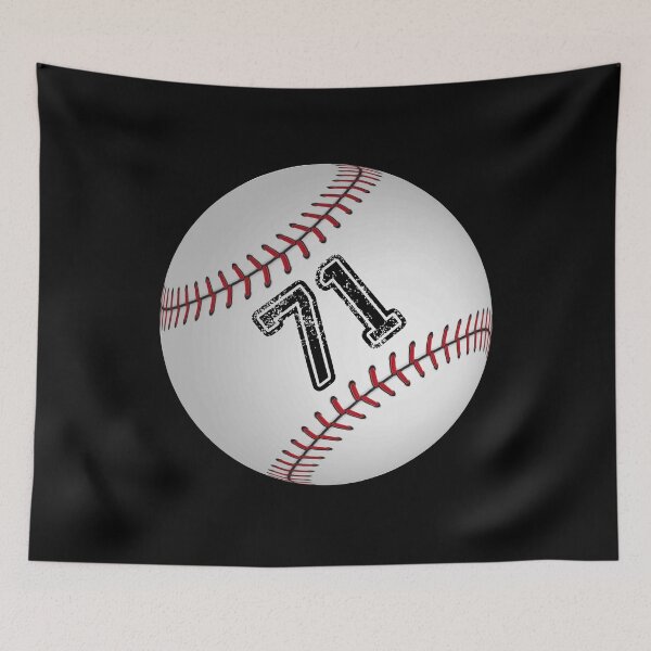 Item preview, Baseball ball number 71, seventy one designed and sold by TheCultStuff.