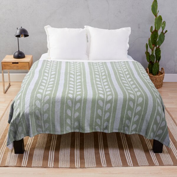 Item preview, White and Green Wall Mural Photo Wallpaper Renaissance Pattern designed and sold by NicoletaDesigns.