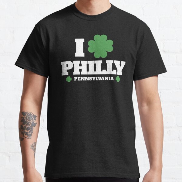 Philadelphia Phillies Shamrock Heart St Patrick's Day Shirt