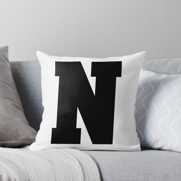 Item preview, Alphabet, Black N, Sports letter N designed and sold by TheCultStuff.
