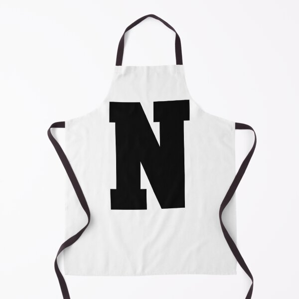 Item preview, Alphabet, Black N, Sports letter N designed and sold by TheCultStuff.