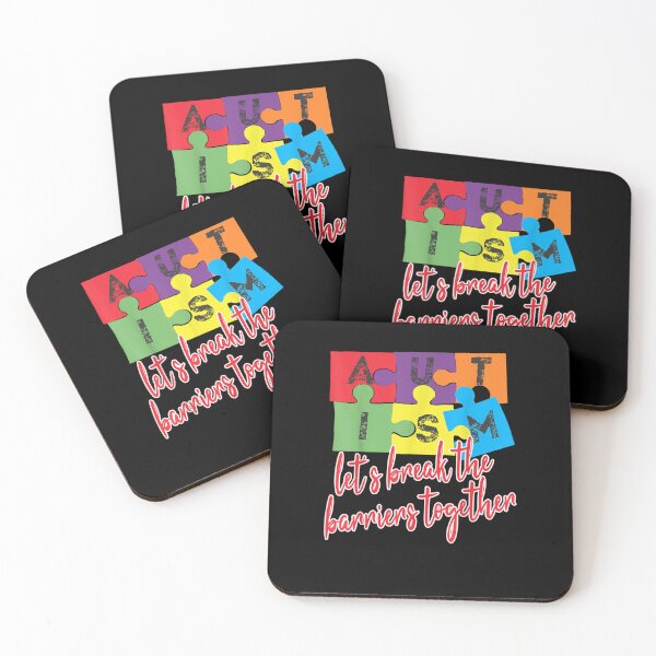 Item preview, Autism Awareness T-Shirt Let's Break The Barriers Together designed and sold by VargasParis.