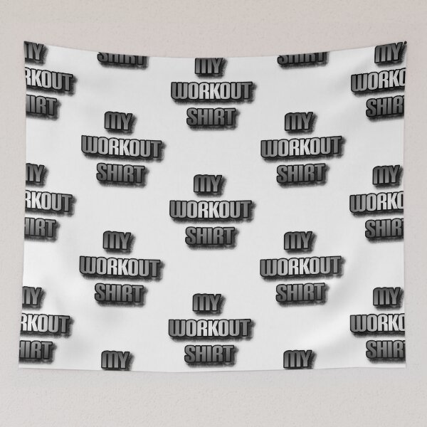 Item preview, My Workout Shirt (Black)  designed and sold by 7uhv2XjzGN.