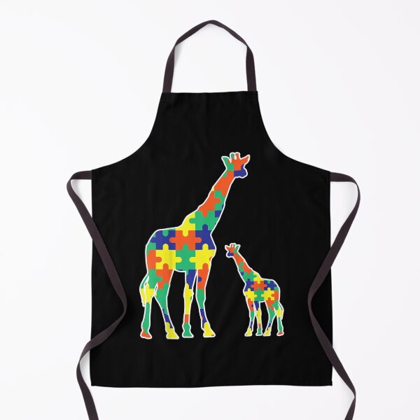 Item preview, Kids Autism Awareness Month Giraffe Puzzle Piece designed and sold by VargasParis.