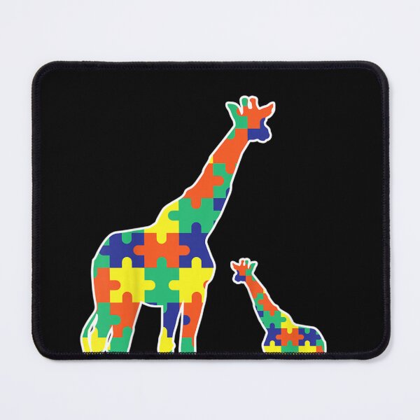 Item preview, Kids Autism Awareness Month Giraffe Puzzle Piece designed and sold by VargasParis.
