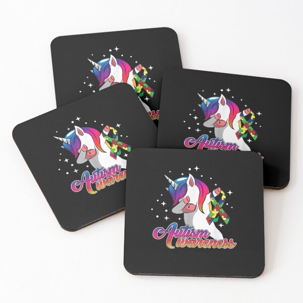 Item preview, Autism Awareness Gift Shirt Cute Dabbing Unicorn Ribbon designed and sold by VargasParis.