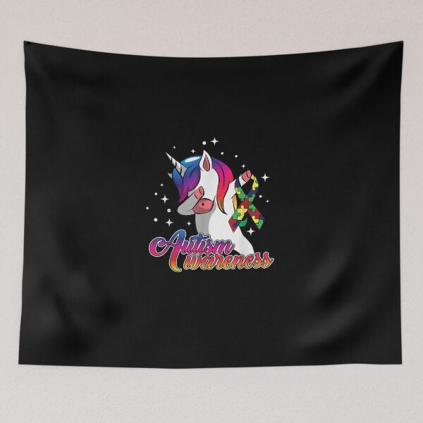 Item preview, Autism Awareness Gift Shirt Cute Dabbing Unicorn Ribbon designed and sold by VargasParis.