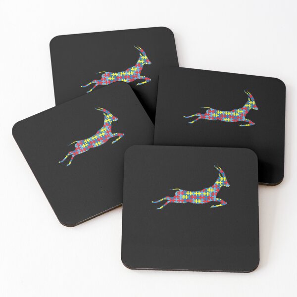 Item preview, Gazelle Autism Awareness Kids Antelope Puzzle Day Mom Gift designed and sold by VargasParis.