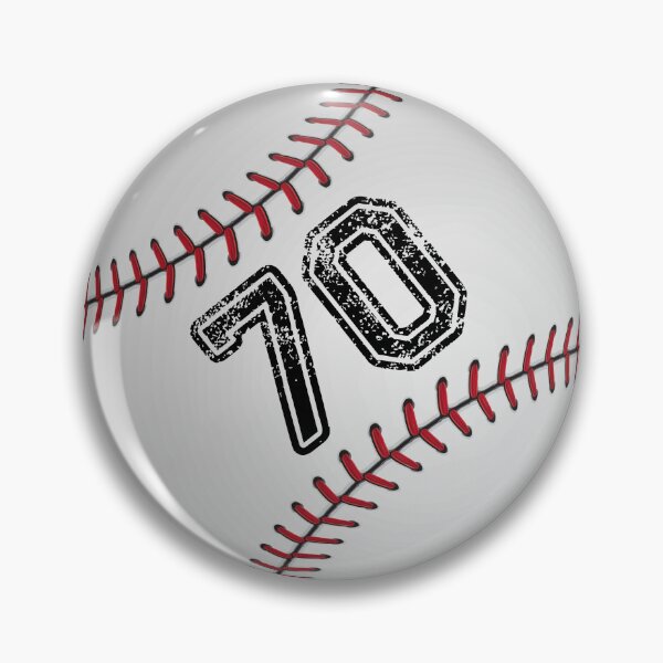Item preview, Baseball ball number 70, seventy designed and sold by TheCultStuff.