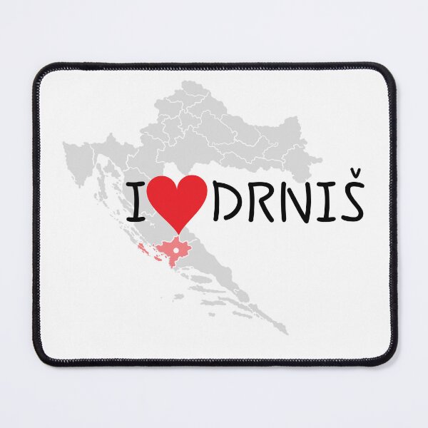 Item preview, "I Love Drniš" designed and sold by MC Art Studio.