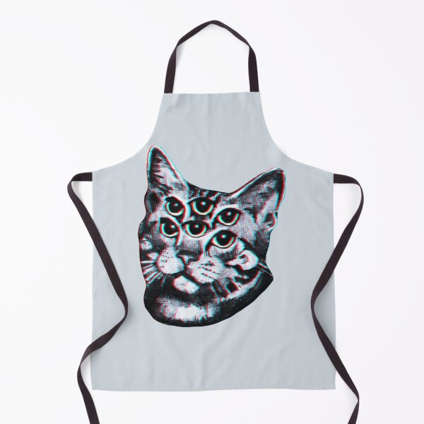 Item preview, Psychedelic Cat (3D vintage effect) Sticker designed and sold by Matandowski.