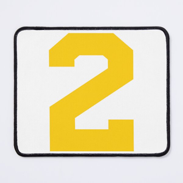 Item preview, Number 2, Yellow two, Sports number 2 designed and sold by TheCultStuff.