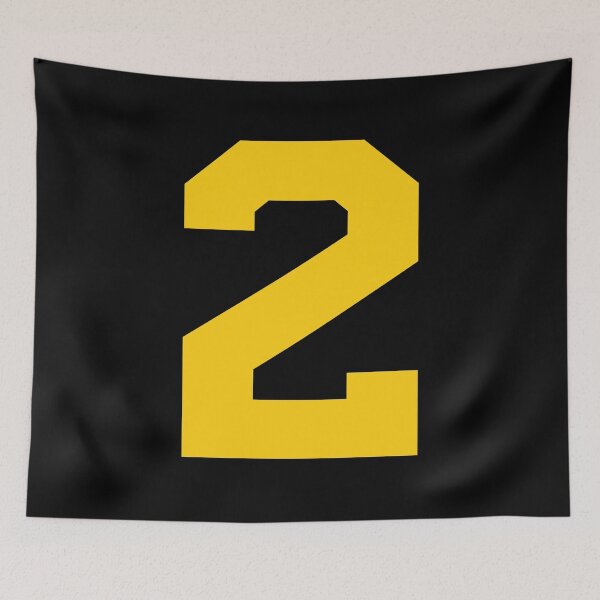 Item preview, Number 2, Yellow two, Sports number 2 designed and sold by TheCultStuff.
