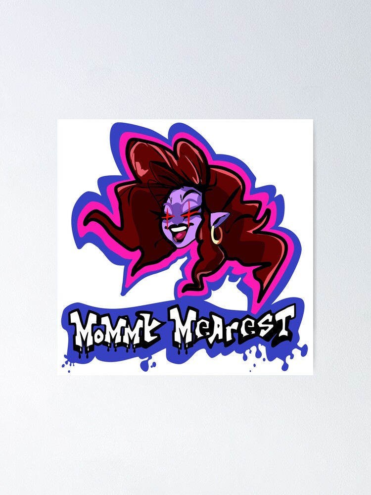 Mommy Mearest FNF Test Poster for Sale by Sticker-Flix