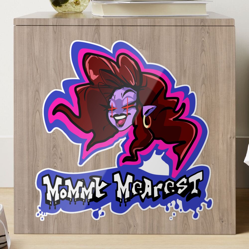 Mommy Mearest FNF Test Sticker for Sale by Sticker-Flix | Redbubble