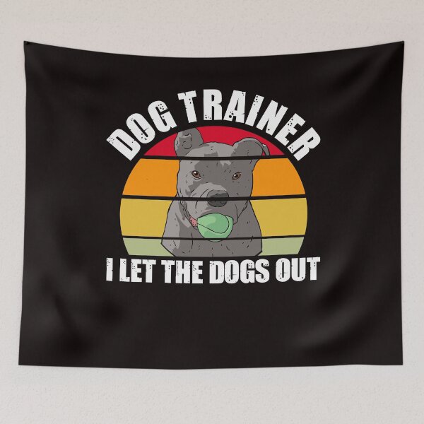Item preview, Vintage Dog Trainer Dogs Training Animal Teaching Behavior designed and sold by TomGiantDesigns.