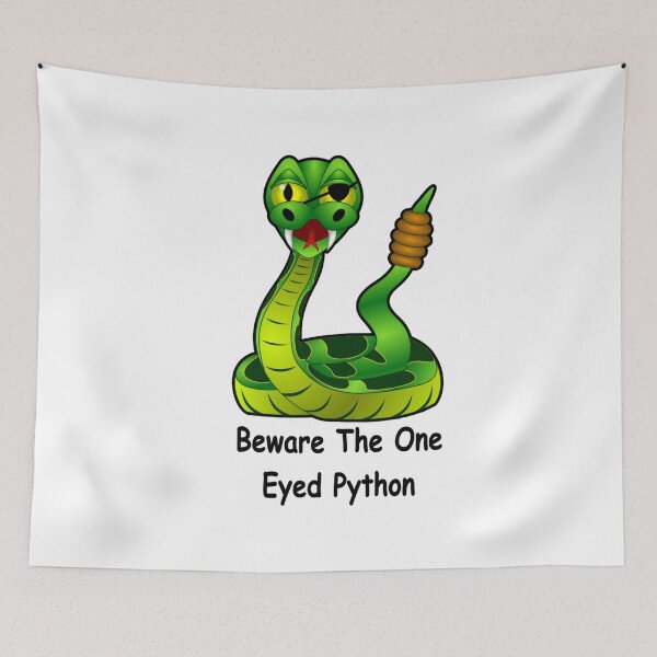 Item preview, Fantasy Novelty Image of a One Eyed Python designed and sold by NovawayDirect.