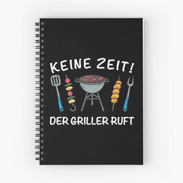 Item preview, No time the barbecue calls BBQ hobby barbecue grill master designed and sold by Shirt-Kaiser.