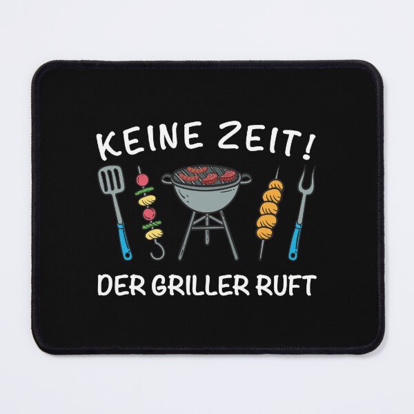 Item preview, No time the barbecue calls BBQ hobby barbecue grill master designed and sold by Shirt-Kaiser.