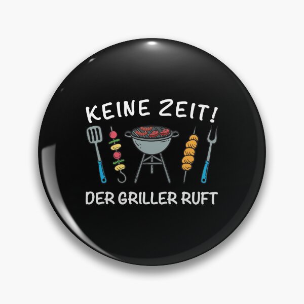 Item preview, No time the barbecue calls BBQ hobby barbecue grill master designed and sold by Shirt-Kaiser.