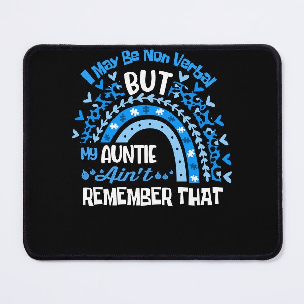 Item preview, My Auntie Support Autism Mothers Day Leopard Rainbow designed and sold by EasyPrintGift.