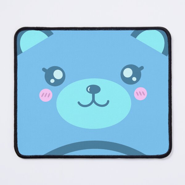 Item preview, I Love You Beary Much! Says Kawaii Blue Teddy Bear  designed and sold by ZuriAmbessa.