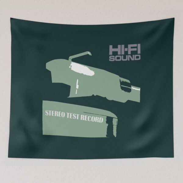 Item preview, Stereo Record Player design Green   designed and sold by HeaneyBoutique.