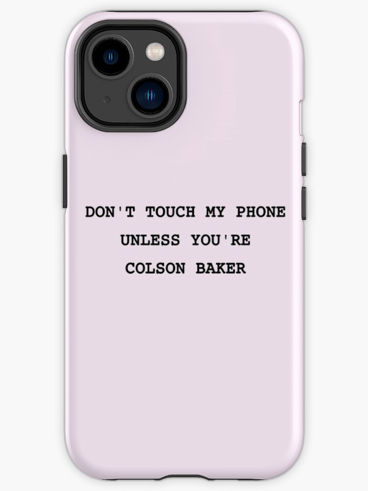 don t touch my phone iPhone Soft Case Machine Gun Kelly iPhone Case