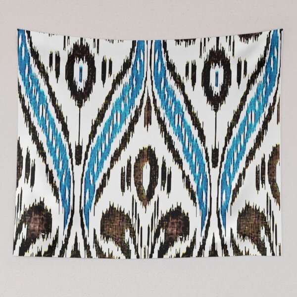 Item preview, Uzbek Ikat floral designs ikat patterns, Uzbek Ikat designs designed and sold by LeFabriqueOuz.