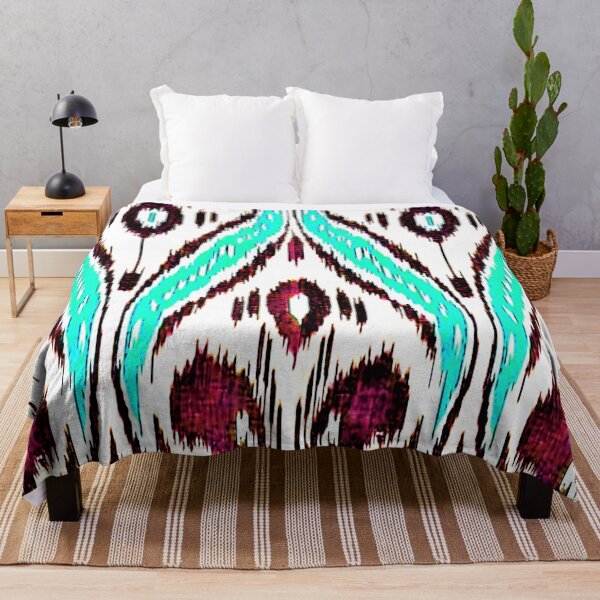 Item preview, Uzbek Ikat floral designs ikat patterns, Uzbek Ikat designs designed and sold by LeFabriqueOuz.