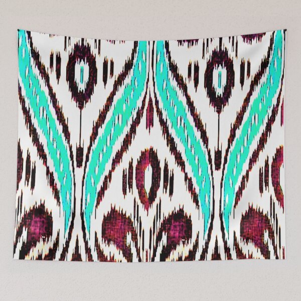 Item preview, Uzbek Ikat floral designs ikat patterns, Uzbek Ikat designs designed and sold by LeFabriqueOuz.
