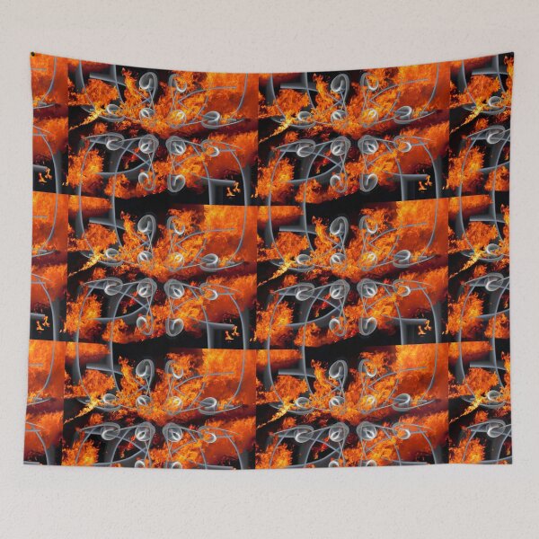 Item preview, Roses in Flames designed and sold by GeordieBoi.