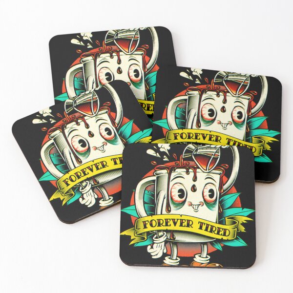 Item preview, Forever Tired Coffee Mug Cartoon Character Classic . designed and sold by sugarbendin.