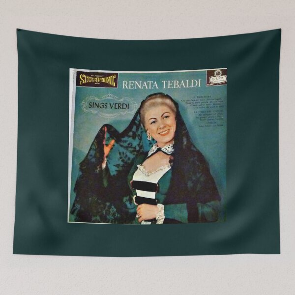 Item preview, Stereophonic, Renata Tebaldi, Tebaldi, opera, soprano, London, Italy, Diva, al, Sings Verdi,  designed and sold by HeaneyBoutique.