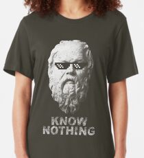 Nichts wissen Slim Fit T-Shirt