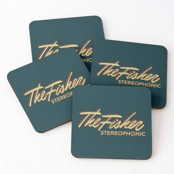 Item preview, The Fisher Stereophonic vintage 1950s emblem Tri-blend  designed and sold by HeaneyBoutique.