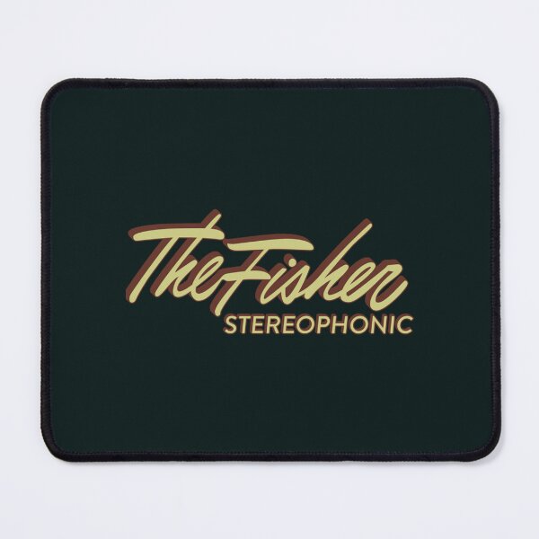 Item preview, The Fisher Stereophonic vintage 1950s emblem Tri-blend designed and sold by HeaneyBoutique.