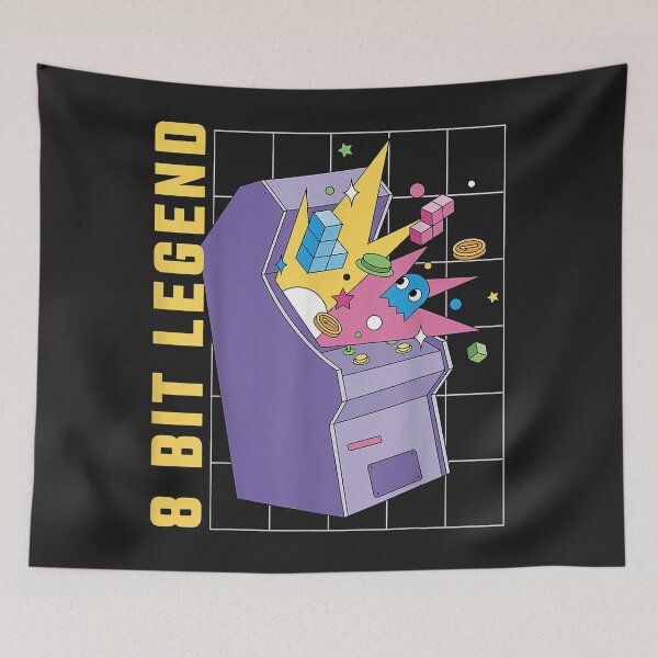 Item preview, 8 Bit Legend Gaming Arcade Machine Bit Concsole Video Game designed and sold by PootinTuon.