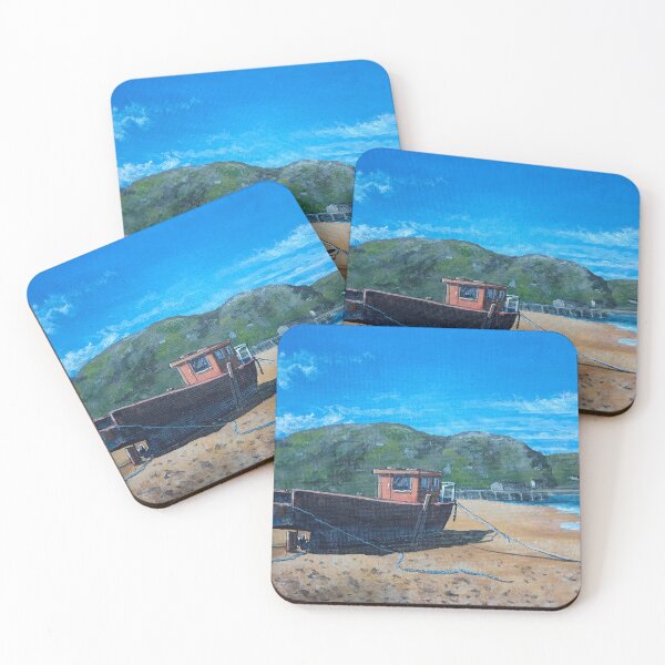Item preview, Rusty Boat and Barmouth Harbour designed and sold by TheArtery2010.