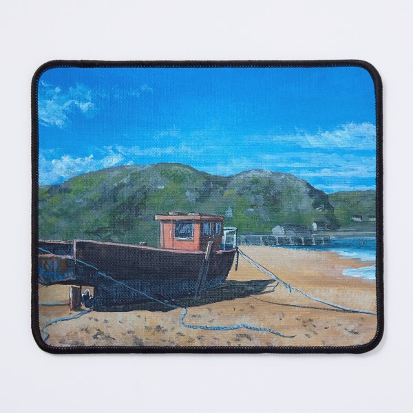 Item preview, Rusty Boat and Barmouth Harbour designed and sold by TheArtery2010.