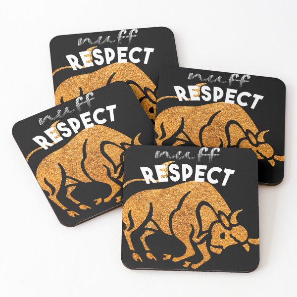 Item preview, Nuff Respect, Bull covered with gold water Classic  designed and sold by JoycePruit.