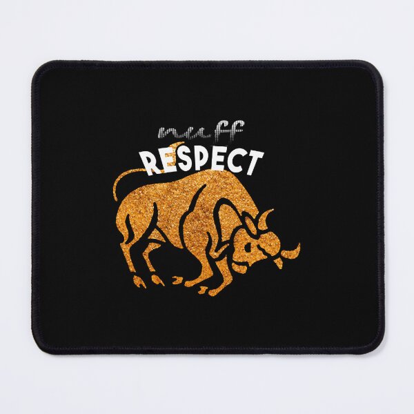 Item preview, Nuff Respect, Bull covered with gold water Classic designed and sold by JoycePruit.