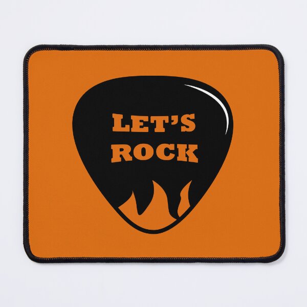Item preview, Flame "let's rock" pick designed and sold by WuZe.