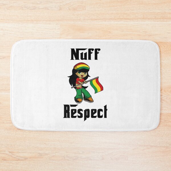 Item preview, Nuff Respect With Jamaican Flag designed and sold by JoycePruit.