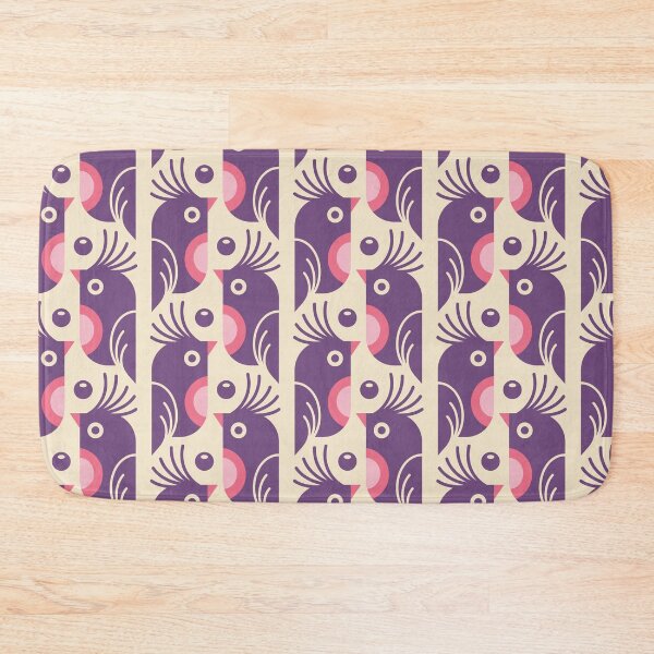 Item preview, 0802 - lilac birds pattern designed and sold by RouCouCou.